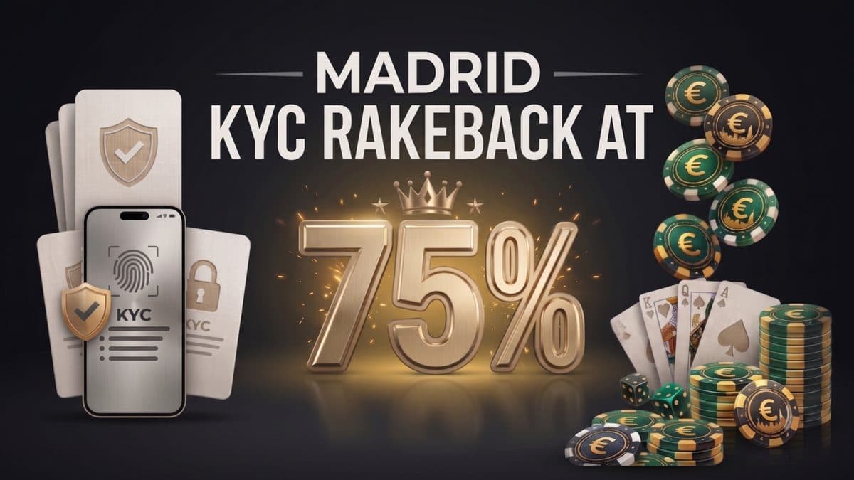 ## Madrid KYC: 75% Rakeback Explained (2026)